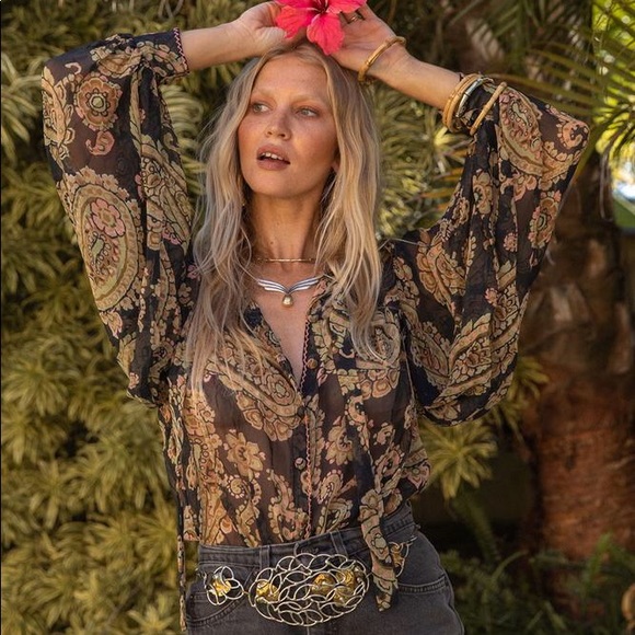 Till The Morning Comes Silk Blouse - Picture 4 of 16